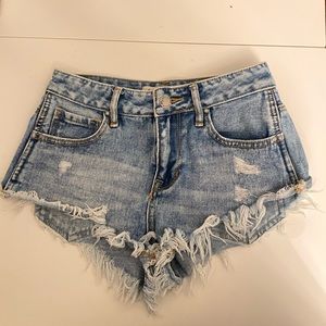 Short Denim High Rise Shorts